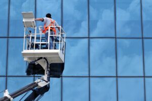 Commercial window cleaning